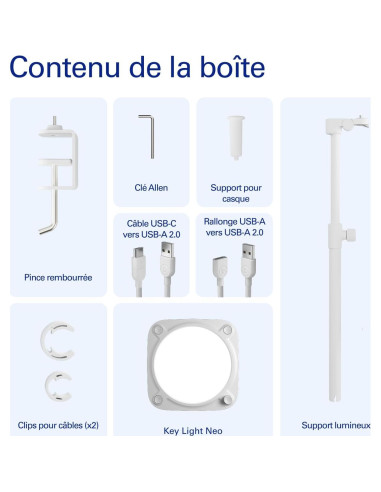 Elgato Key Light Neo - Iluminación USB Ajustable para Streaming