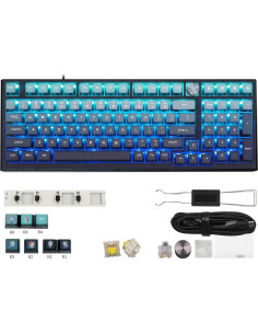 Teclado Mecánico Gaming Skyloong GK980 RGB 98 Teclas Tipo C 2