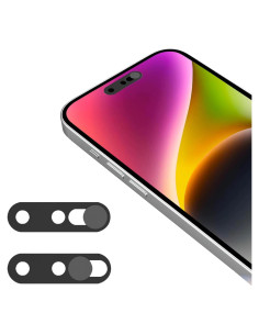 Cubierta de Cámara Frontal EYSOFT para iPhone 14 Pro/Pro Max - Paquete de 2