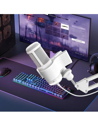 Soporte de Pared para Micrófono Blanco WMW81-ACT-001 Ajustable