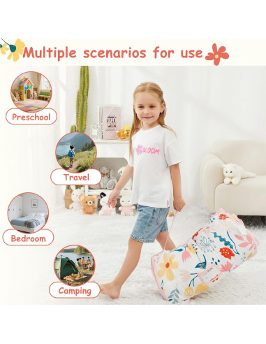 Esteras de Siesta Softan para Niños con Almohada y Manta