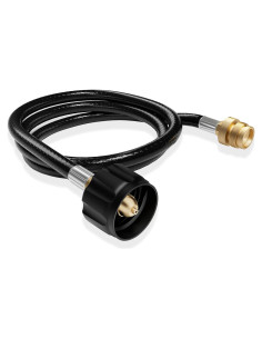 Manguera de Propano 5FT Empava con Adaptador QCC1 para Tanques 20 lb
