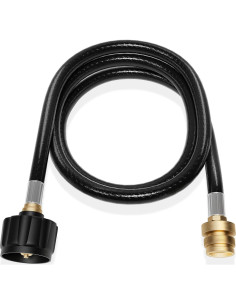 Manguera de Propano 5FT Empava con Adaptador QCC1 para Tanques 20 lb 2