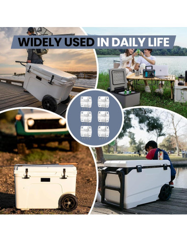 Bisagras de plástico para enfriadores Coleman - Paquete de 6