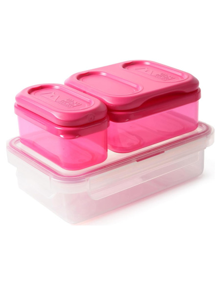 Conjunto de Comidas Bento Arctic Zone 8 Piezas Rosa 7.59 Tazas