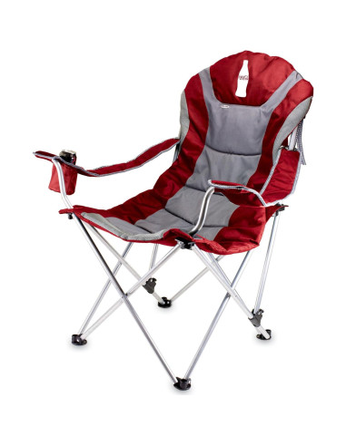 Silla de Camping Reclinable PICNIC TIME Coca-Cola Rojo Oscuro