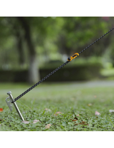 Cuerda Reflectante TRIWONDER Nylon 3mm 32m 8 Paquete Camping