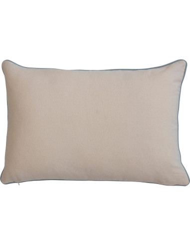Almohada Lumbar Creative Co-Op Algodón Bordada Camper 61x41 cm