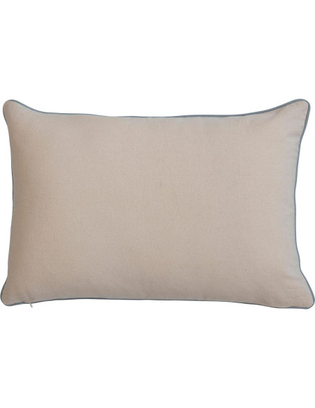 Almohada Lumbar Creative Co-Op Algodón Bordada Camper 61x41 cm
