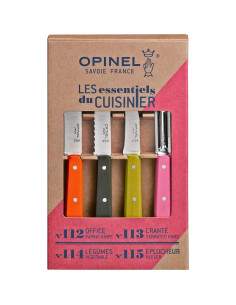 Juego de Cuchillos de Cocina Opinel Les Essentials 4 Piezas 2