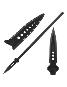 Lanza de Supervivencia Kalkal de Acero Inoxidable 106.68cm