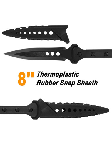 Lanza de Supervivencia Kalkal de Acero Inoxidable 106.68cm