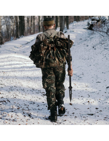 Lanza de Supervivencia Kalkal de Acero Inoxidable 106.68cm