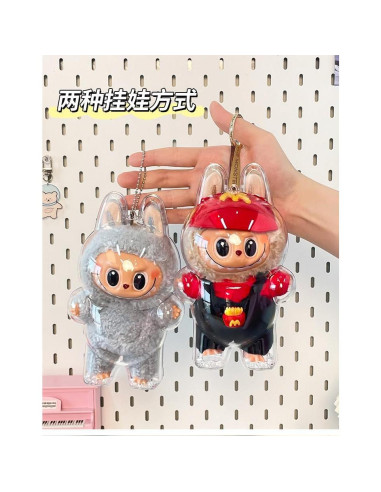 Estuche de Exhibición LABUBU 2 Paquetes Acrílico Transparente