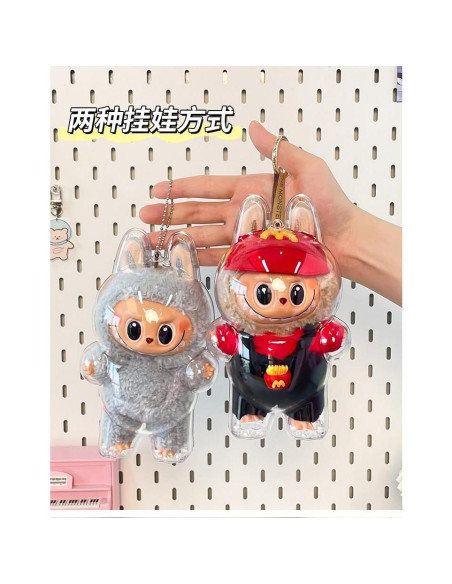 Estuche de Exhibición LABUBU 2 Paquetes Acrílico Transparente