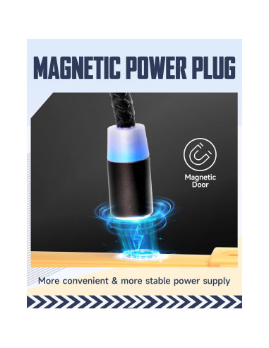 Vitrina Acrílica Apilable MOCBURIKU con Luces LED Beige