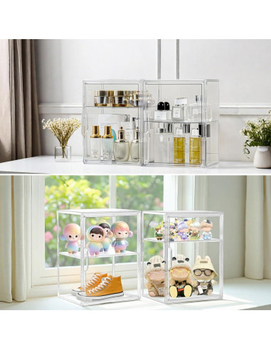 Caja de Exhibición Acrílica Attelite 4 Pack Extra Grande 27x22x36cm