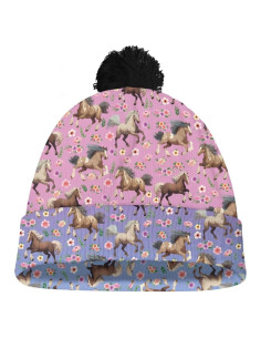 Gorro de Invierno para Niños y Bebés con Pom Pom - Kawaii