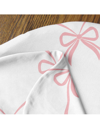 Conjunto de Capullo y Gorro Sweet Jojo Designs Lazo Rosado