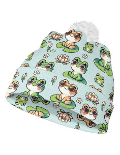 Gorro de Invierno para Niños y Niñas con Pom Pom - Talla Única