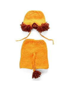 Disfraz de ganchillo para bebé Matissa León 0-2 años 2