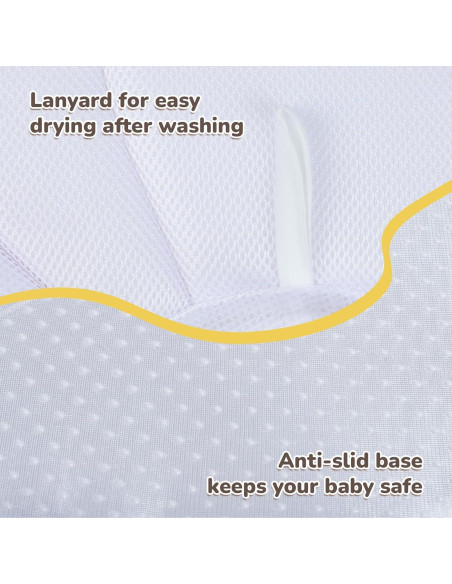 Almohadilla de Baño para Bebés Abeja 79.5 cm Antideslizante Almohadilla de Baño para Bebés Abeja 79.5 cm Antideslizante