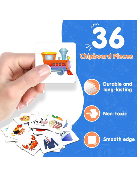 Juego de Clasificación EAMAY con 6 Alfombrillas y 36 Piezas Juego de Clasificación EAMAY con 6 Alfombrillas y 36 Piezas