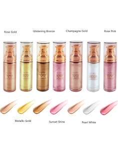 Iluminador Corporal MAEPEOR 30 ML Blanco Lunar Impermeable 2