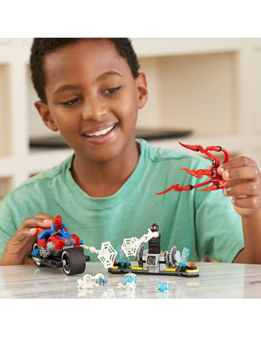 LEGO Marvel Spider-Man Rescate en Bicicleta 235 Piezas