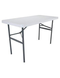 Mesa Plegable Lifetime 2940 Blanca 60x120 cm Granito