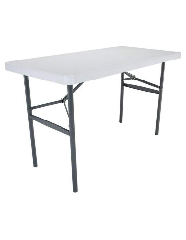 Mesa Plegable Lifetime 2940 Blanca 60x120 cm Granito