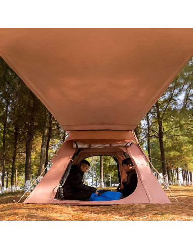 Tienda de Camping Instantánea KAZOO 4 Personas Oxford