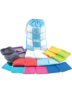 Juguetes Sensoriales Educational Insights - 20 Cuadrados Texturizados 2