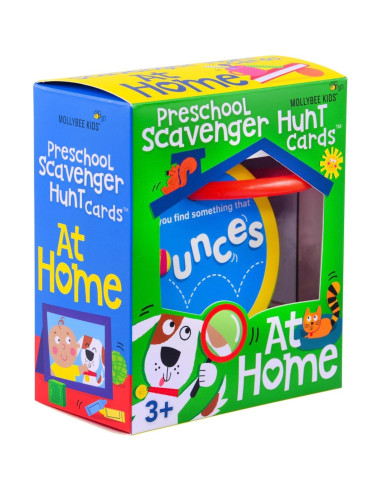 Tarjetas de Búsqueda del Tesoro Mollybee Kids - Preescolar 20 Piezas