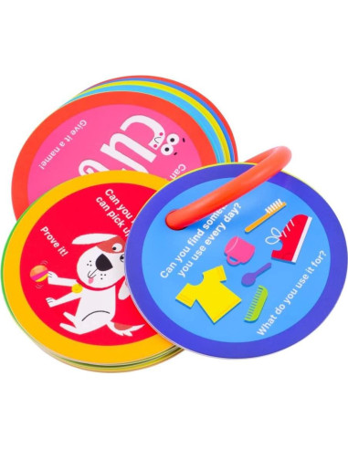 Tarjetas de Búsqueda del Tesoro Mollybee Kids - Preescolar 20 Piezas