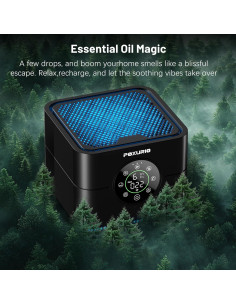 Purificador de Aire POXURIO H13 HEPA con Pantalla PM2.5 55.74 m 2