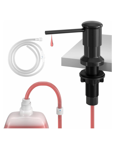 Dispensador de Jabón OHiHi para Fregadero con Tubo de 119 cm