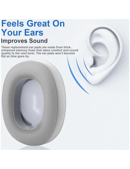 Almohadillas de Reemplazo Miruchertter para Auriculares JBL E55BT
