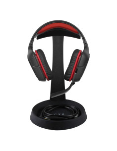 Soporte de Auriculares Gaming Navitech de Acero con Bandeja