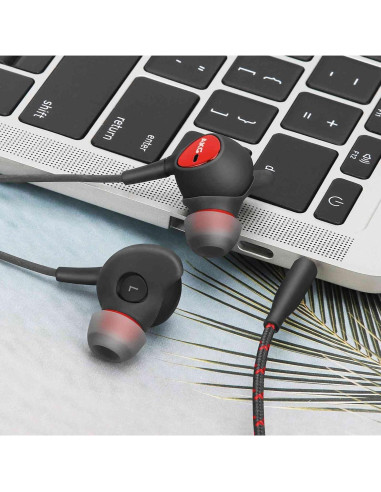 Auriculares UrbanX M20 In-Ear con Micrófono y Control de Volumen