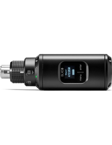 Transmisor Inalámbrico Digital Shure SLXD3 - XLR a Inalámbrico, 24 bits