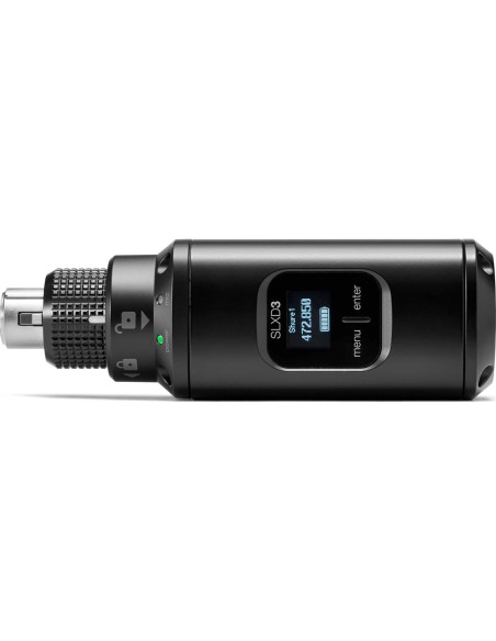 Transmisor Inalámbrico Digital Shure SLXD3 - XLR a Inalámbrico, 24 bits