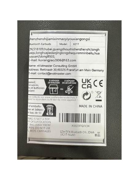 Auriculares Inalámbricos Bluetooth SZHTFX Mini Invisibles