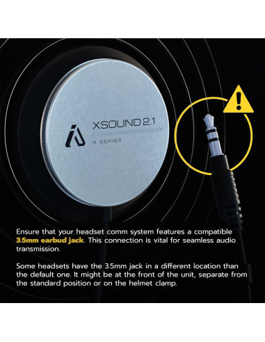 Altavoces de casco IASUS XSound 2.1R con espaciadores de espuma