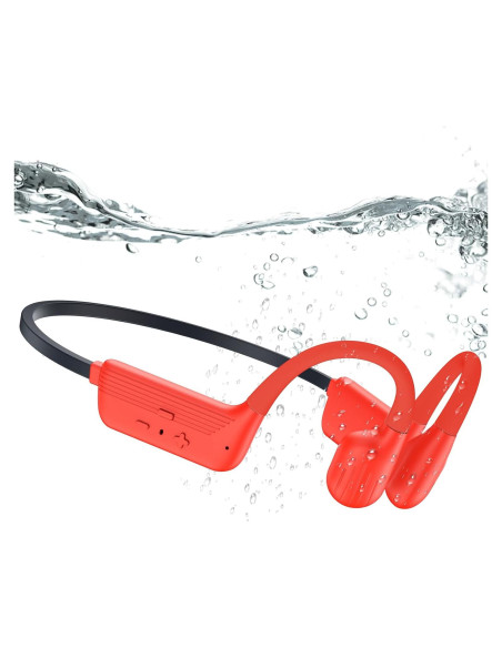 Auriculares de Conducción Ósea KOPIDOE X8 IP68 32GB Naranja