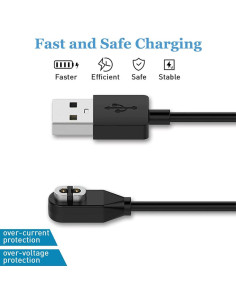 Cable de Carga 2x Threeeggs para Auriculares Shokz OpenRun 2