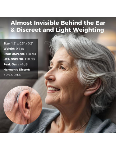 Audífonos Asistente Auditivo Digital Vivtone Lucid508 Plata