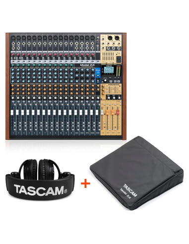Grabador Multi-Pista TASCAM Modelo 24 + Funda y Auriculares