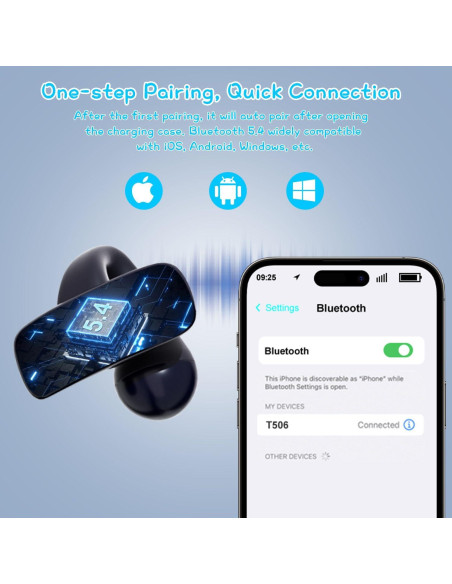Auriculares Inalámbricos BANIGIPA T506 para Niños, Bluetooth 5.4, 85dB