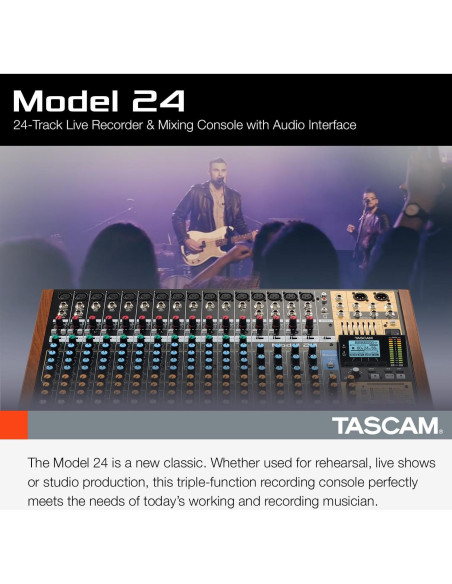 Grabador Multi-Pista TASCAM Modelo 24 + Funda y Auriculares